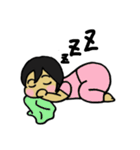 拙いおしゃべりと仕草（個別スタンプ：3）