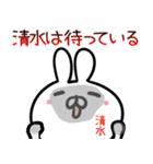 【清水さん】専用名前スタンプ♪40個入♪（個別スタンプ：12）