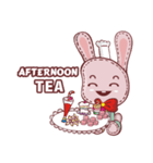 Lovely happy rabbit（個別スタンプ：3）