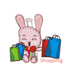 Lovely happy rabbit（個別スタンプ：12）
