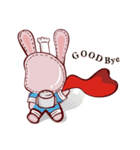 Lovely happy rabbit（個別スタンプ：17）