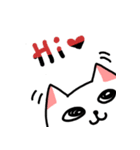 cat is here（個別スタンプ：1）