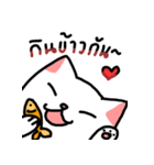 cat is here（個別スタンプ：8）