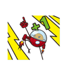 outer space bad guy（個別スタンプ：6）