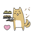 秋田犬、柴犬スタンプ（個別スタンプ：21）
