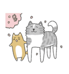 秋田犬、柴犬スタンプ（個別スタンプ：40）