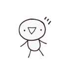 シンプルな顔文字さん（個別スタンプ：2）
