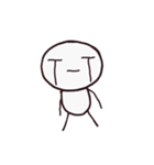 シンプルな顔文字さん（個別スタンプ：5）