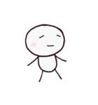 シンプルな顔文字さん（個別スタンプ：6）