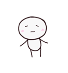 シンプルな顔文字さん（個別スタンプ：7）