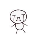 シンプルな顔文字さん（個別スタンプ：8）