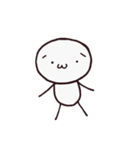 シンプルな顔文字さん（個別スタンプ：12）