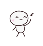 シンプルな顔文字さん（個別スタンプ：15）