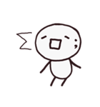 シンプルな顔文字さん（個別スタンプ：20）