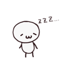 シンプルな顔文字さん（個別スタンプ：21）