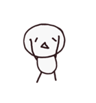 シンプルな顔文字さん（個別スタンプ：24）