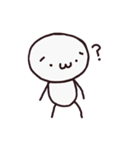 シンプルな顔文字さん（個別スタンプ：30）