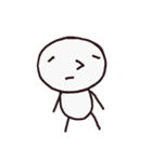 シンプルな顔文字さん（個別スタンプ：32）