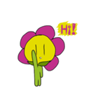 Pinky Flower Power（個別スタンプ：2）
