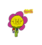 Pinky Flower Power（個別スタンプ：11）