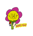 Pinky Flower Power（個別スタンプ：12）