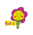 Pinky Flower Power（個別スタンプ：24）