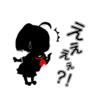 シルエット少女（個別スタンプ：13）