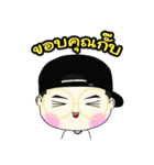 団子の頭の男の子（個別スタンプ：7）
