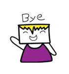 Mr.Square Face（個別スタンプ：9）