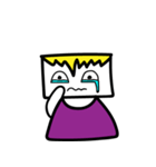 Mr.Square Face（個別スタンプ：28）