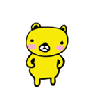 Yellow bear great fun（個別スタンプ：1）