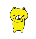 Yellow bear great fun（個別スタンプ：21）