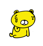 Yellow bear great fun（個別スタンプ：33）