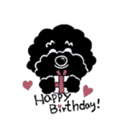 黒プー（個別スタンプ：5）