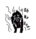 黒プー（個別スタンプ：12）