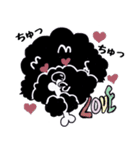黒プー（個別スタンプ：14）