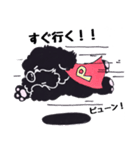 黒プー（個別スタンプ：25）