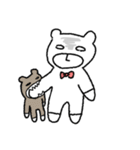 Red tie and bear（個別スタンプ：10）