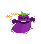 I am Eggplant.（個別スタンプ：13）