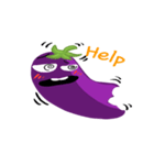 I am Eggplant.（個別スタンプ：21）