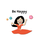 Smile Cute Girl（個別スタンプ：1）