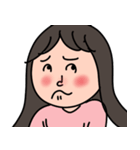 Awkward girl（個別スタンプ：5）