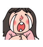 Awkward girl（個別スタンプ：10）