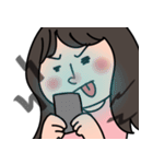 Awkward girl（個別スタンプ：15）