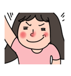 Awkward girl（個別スタンプ：18）