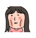 Awkward girl（個別スタンプ：20）