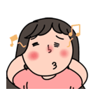 Awkward girl（個別スタンプ：21）