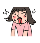 Awkward girl（個別スタンプ：23）