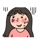 Awkward girl（個別スタンプ：26）
