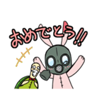 ガスラビとカメじぃ（個別スタンプ：3）